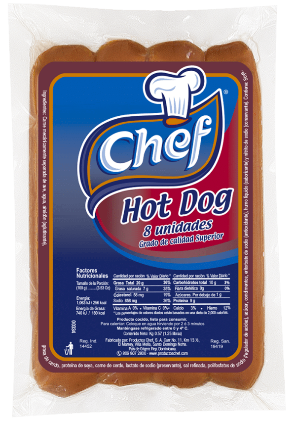 HOT DOG CHEF 8 / 32 UND