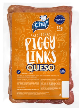 SALCHICHAS PIGGY LINKS QUSO