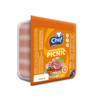 JAMÓN COCIDO PICNIC REBANADO