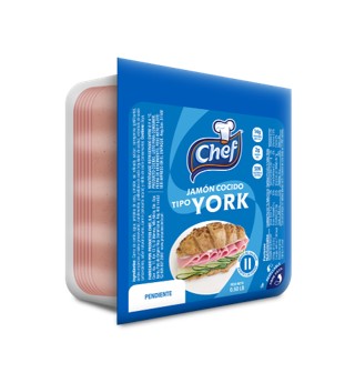 JAMÓN COCIDO TIPO YORK REBANADO
