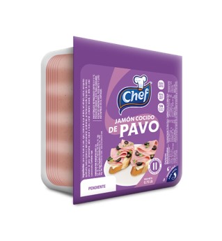 JAMÓN COCIDO DE PAVO REBANADO
