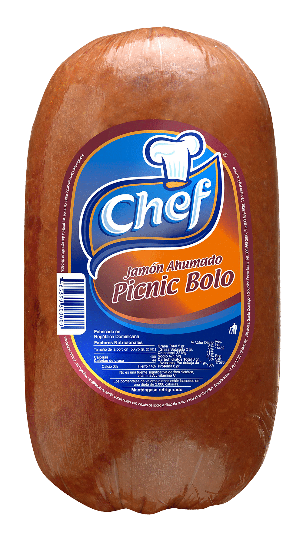 JAMÓN AHUMADO PICNIC BOLO