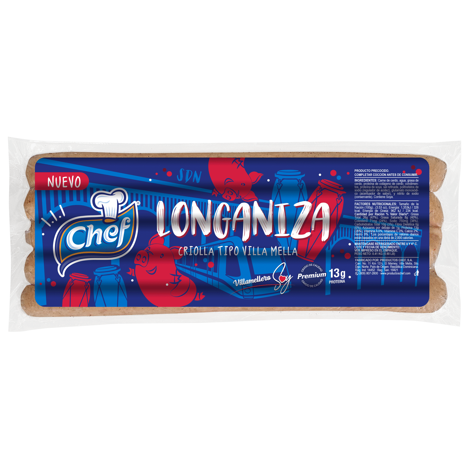 LONGANIZA TIPO VILLA MELLA